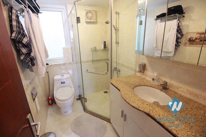 Large size apartment with 02 bedrooms for rent in Ba Dinh District, Hanoi